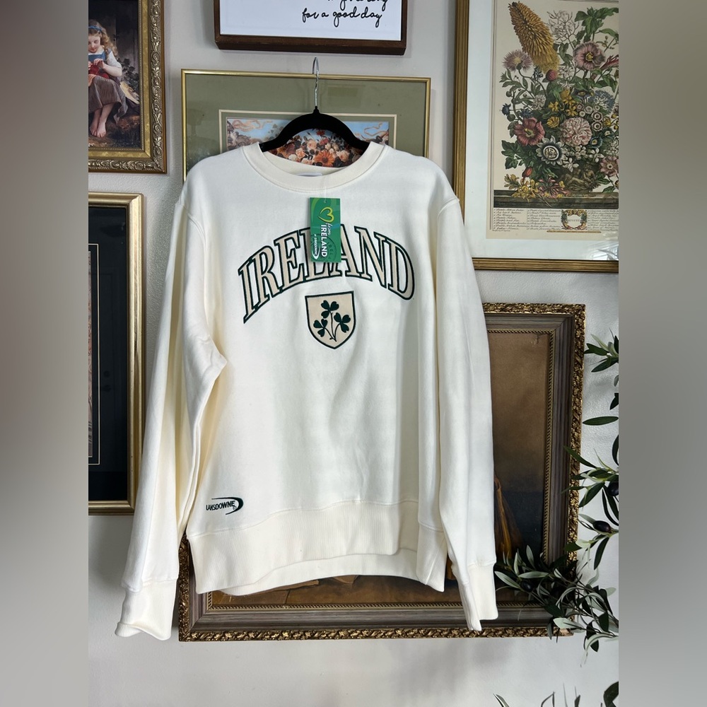 Ireland Cream Crewneck Sweater